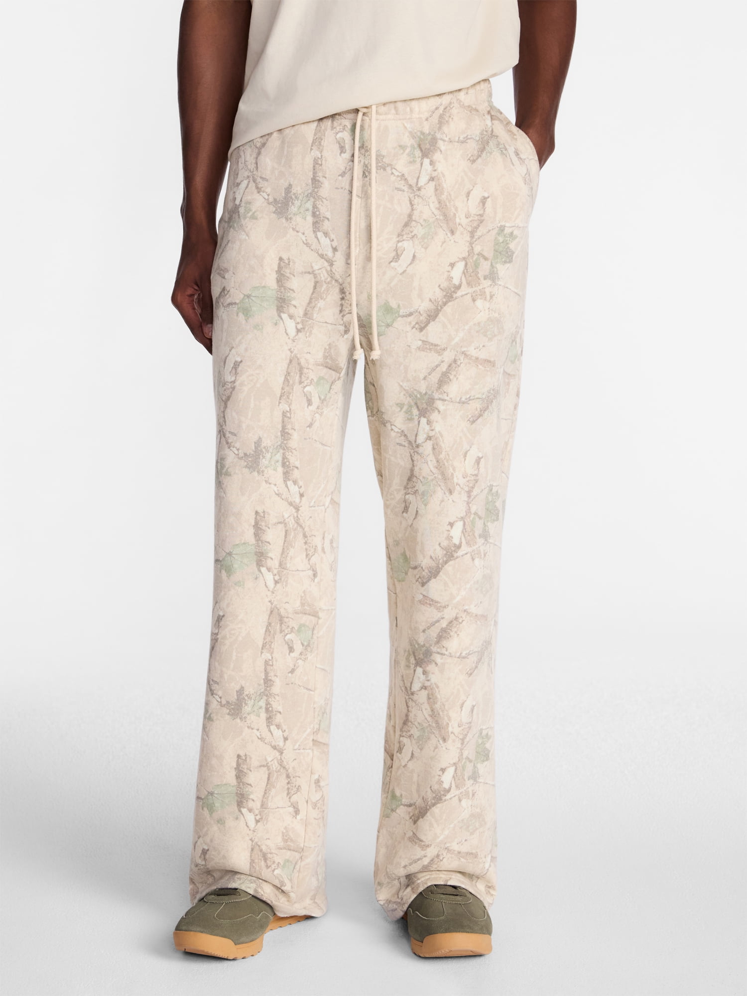 No Boundaries Fleece Open Hem Sweatpants, Men's XS-5XB