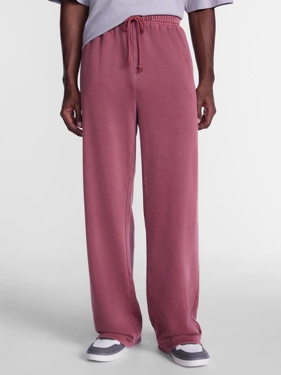 Fleece Open Hem Pants, Men's XS-5XB
