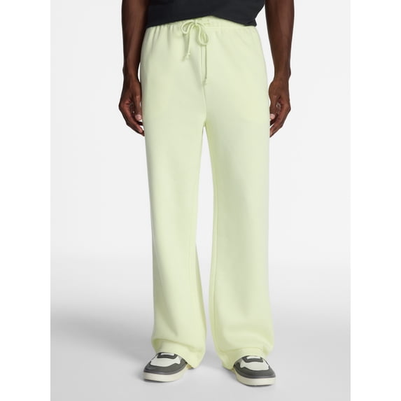 No Boundaries Fleece Open Hem Sweatpants, Men's XS-5XB