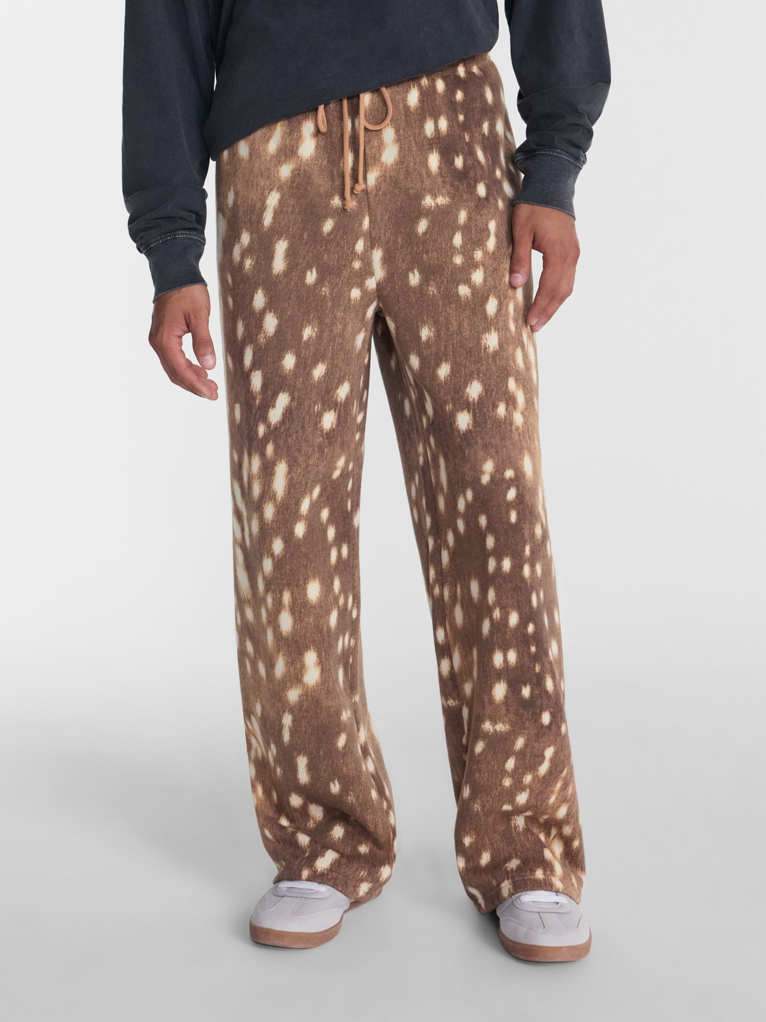 No Boundaries Fleece Open Hem Sweatpants, Men's XS-5XB