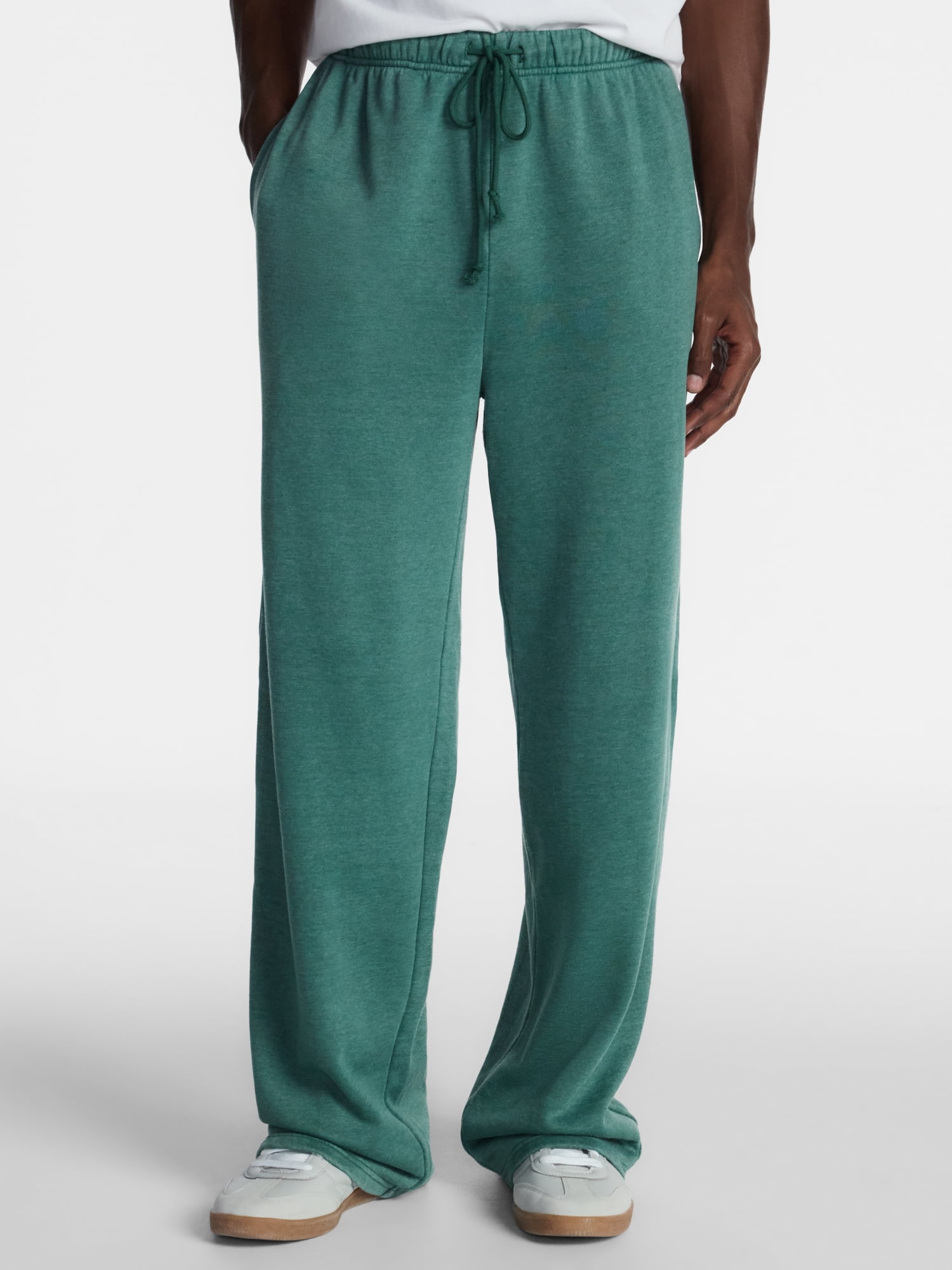 No Boundaries Fleece Open Hem Sweatpants, Men's XS-5XB