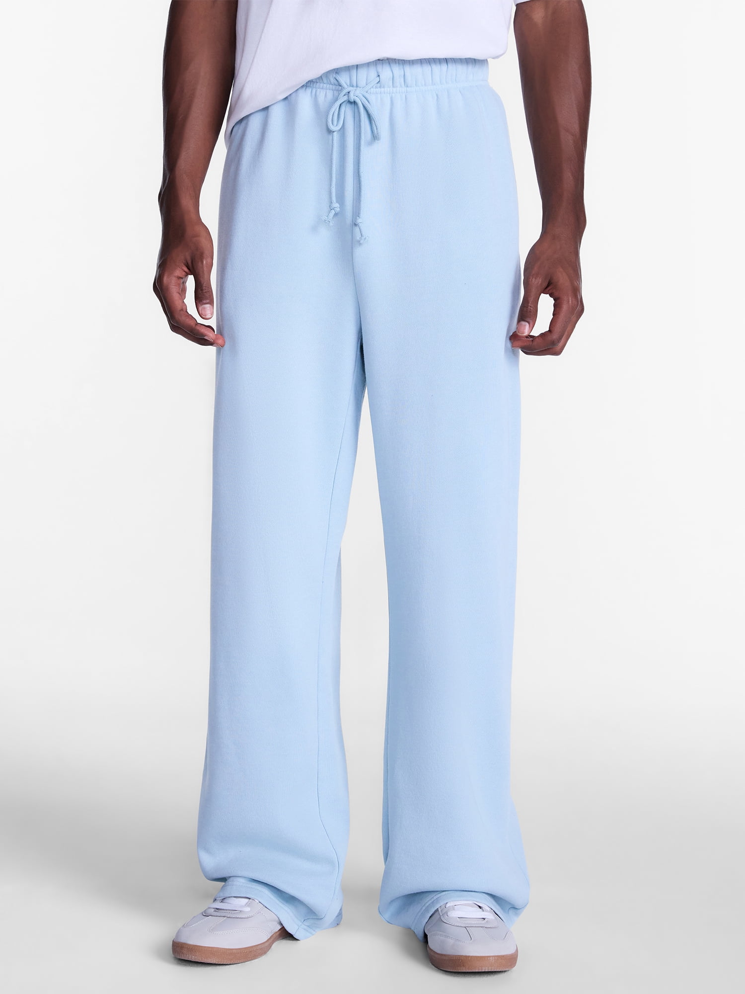 No Boundaries Fleece Open Hem Sweatpants, Men's XS-5XB
