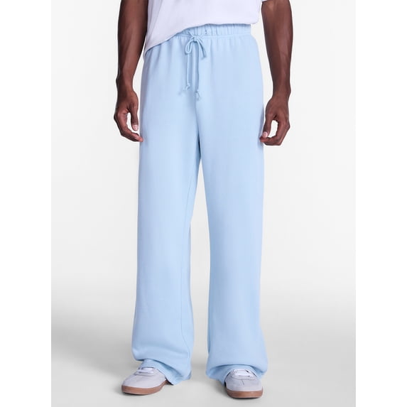 No Boundaries Fleece Open Hem Sweatpants, Men's XS-5XB