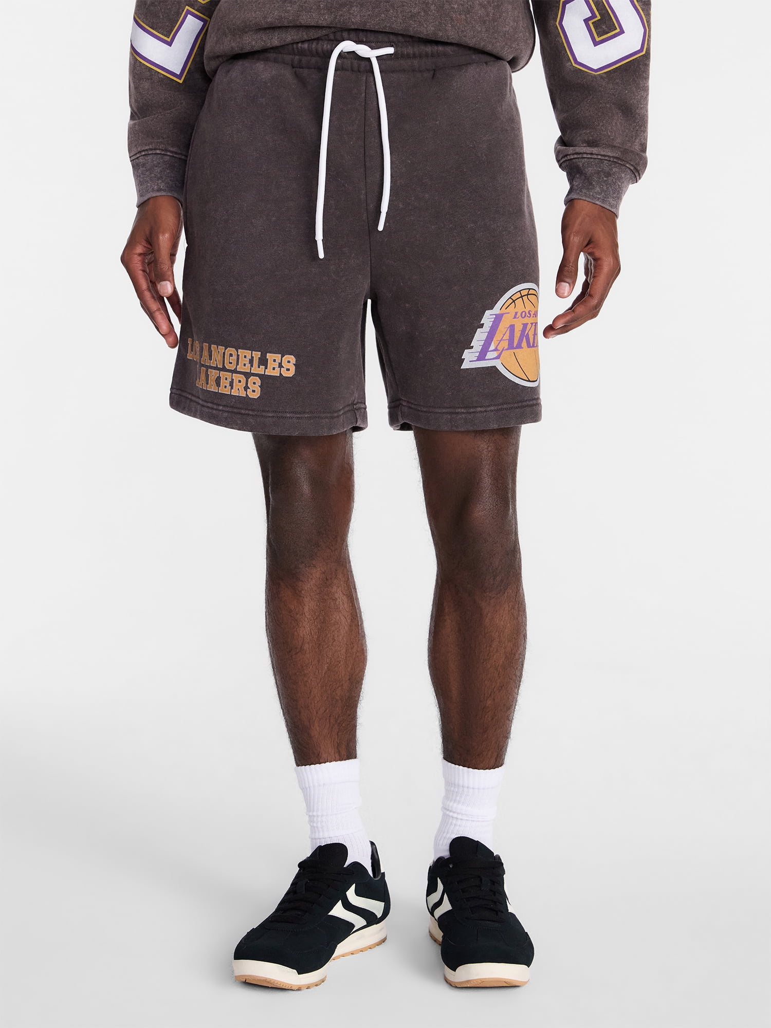 NBA, Men's & Big Men's Graphic Fleece Shorts, Los Angeles Lakers, Sizes XS-3XL
