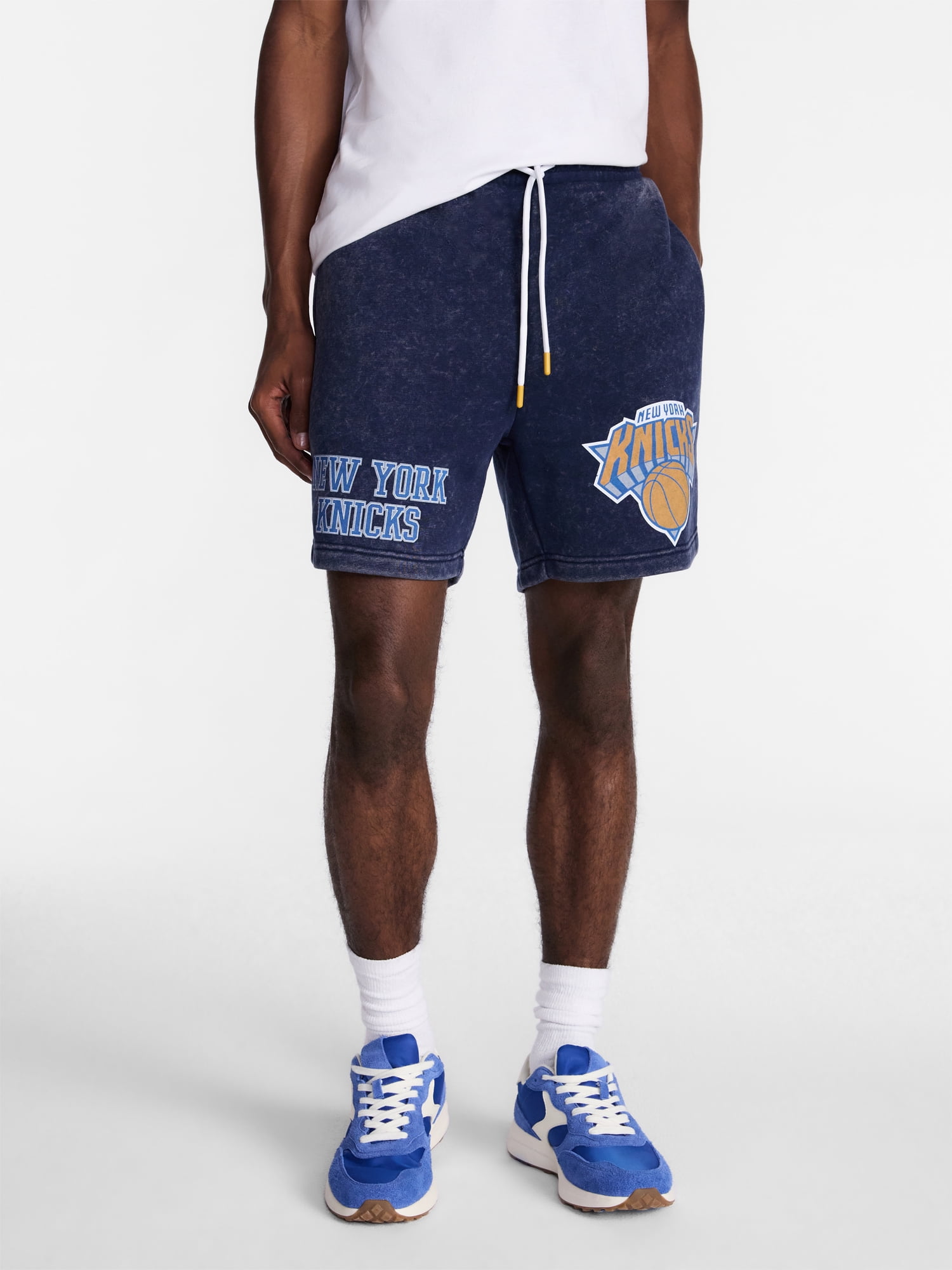 NBA, Men's & Big Men's Graphic Fleece Shorts, New York Knicks, Sizes XS-3XL
