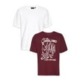 No Boundaries Men's & Big Men's Graphic & Solid Tee Shirts, 2Pack