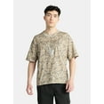 thumbnail image 1 of No Boundaries Oversized Boxy Fit Cropped Length New York City Graphic Tee Shirt, Men's & Big Men's, XS-5XL, 1 of 5