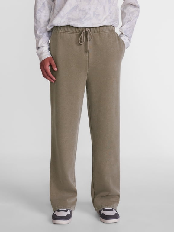 Heavyweight Fleece Open Hem Sweatpants, 30'' Inseam, Men's XS-3XL