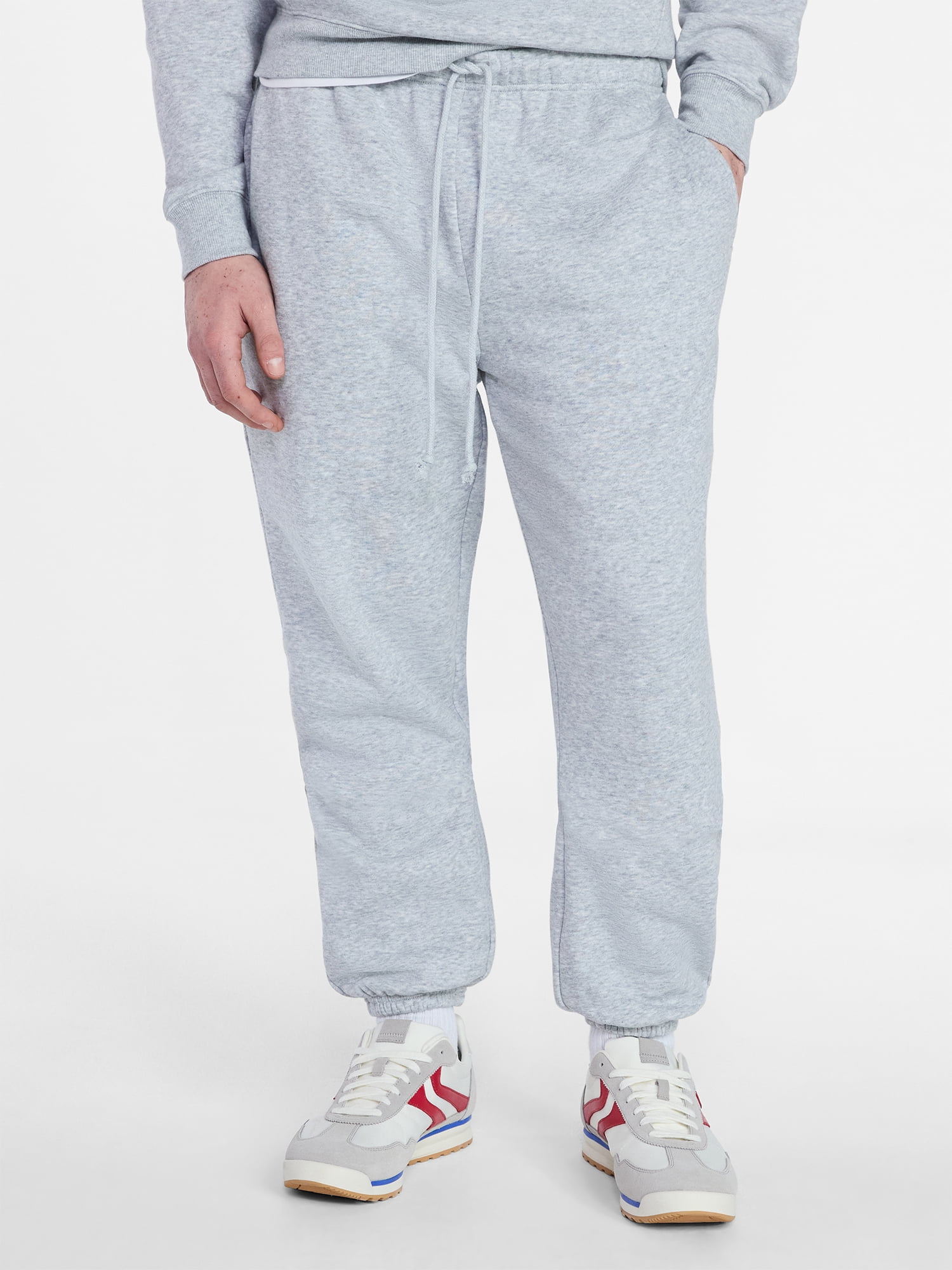 No Boundaries Soft Fleece Jogger Sweatpants, 30'' Inseam, Men's XS-4XLT