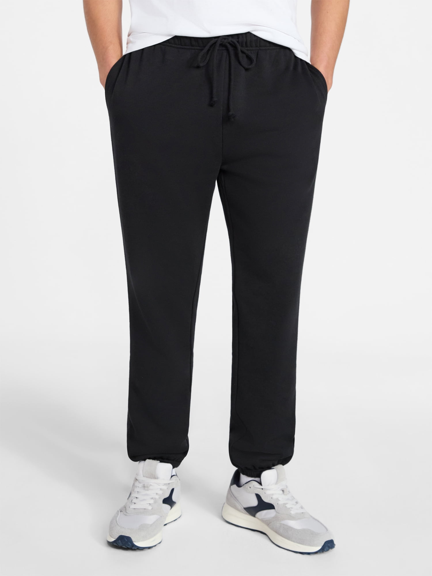 No Boundaries Soft Fleece Jogger Sweatpants, 30'' Inseam, Men's XS-4XLT