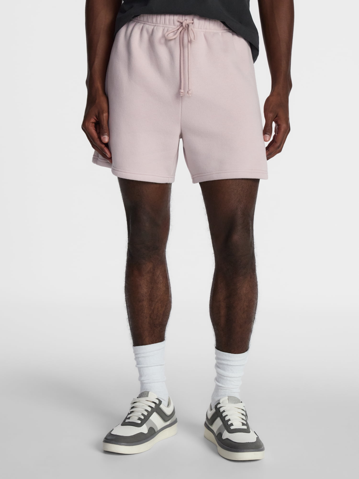 No Boundaries Fleece Jogger Shorts, 6" Inseam, Men's Sizes XS-5XB