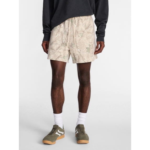 No Boundaries Fleece Jogger Shorts, 6" Inseam, Men's Sizes XS-5XB