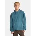 thumbnail image 1 of No Boundaries Men's & Big Men's Cotton Long Sleeve Jersey Tee Shirt Hoodie, Sizes XS-5XL, 1 of 5