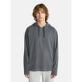 thumbnail image 1 of No Boundaries Men's & Big Men's Cotton Long Sleeve Jersey Tee Shirt Hoodie, Sizes XS-5XL, 1 of 5