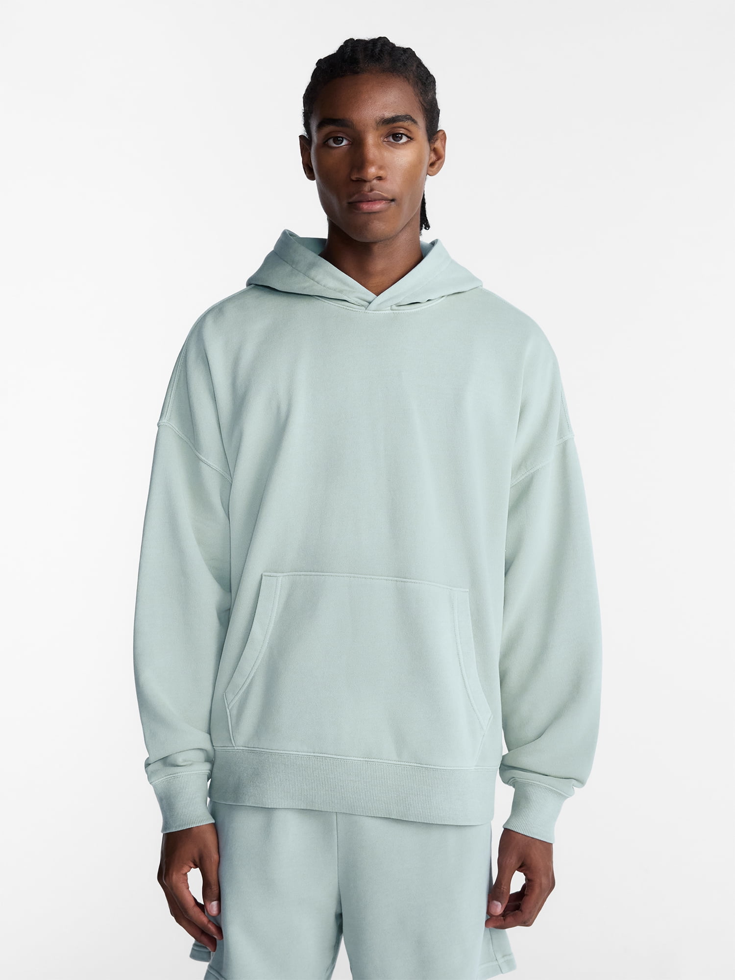No Boundaries Oversized Hoodie with Long Sleeves, Men's XS-4XLT