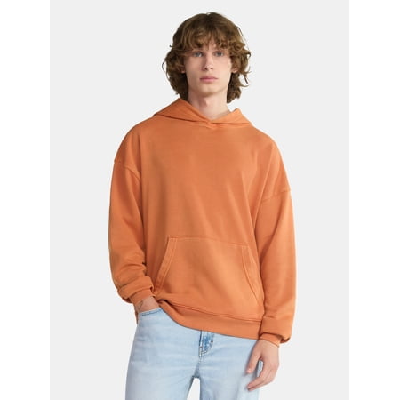No Boundaries Oversized Hoodie with Long Sleeves, Men's & Big Men's