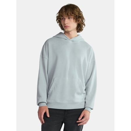 No Boundaries Oversized Hoodie with Long Sleeves, Men's & Big Men's