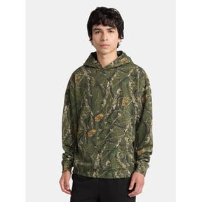 No Boundaries Oversized Hoodie with Long Sleeves, Men's & Big Men's