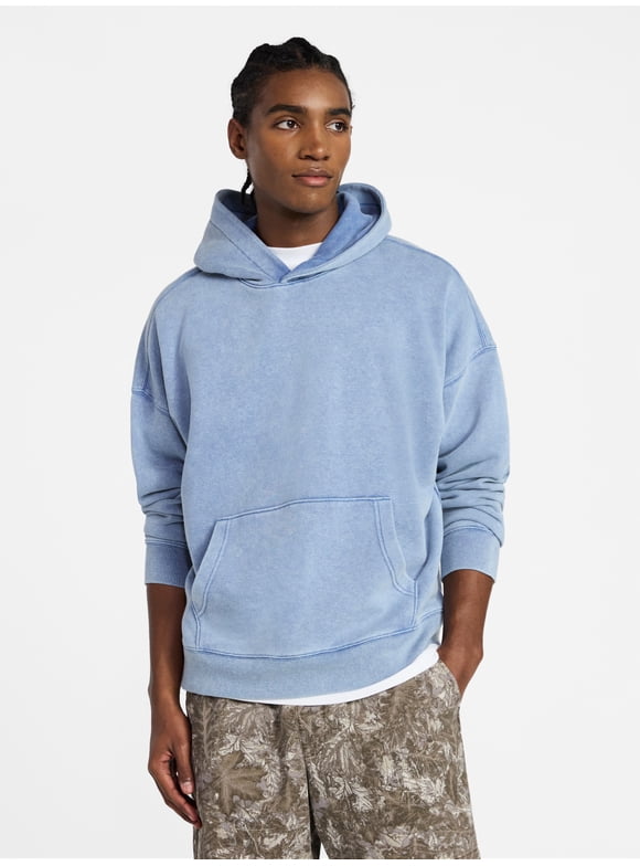 Oversized Hoodie with Long Sleeves, Men's XS-5XL