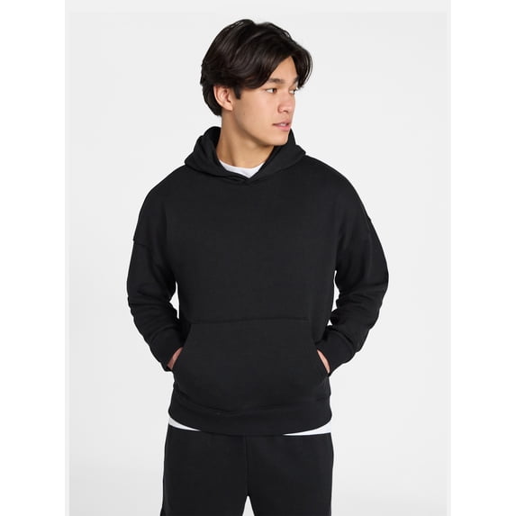 No Boundaries Oversized Hoodie with Long Sleeves, Men's XS-5XL