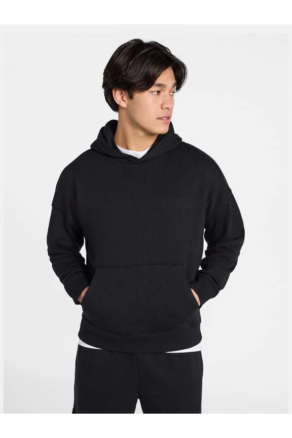 Oversized Hoodie with Long Sleeves, Men's XS-5XL