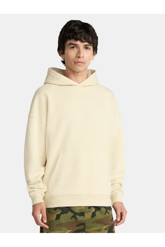 Oversized Hoodie with Long Sleeves, Men's & Big Men's