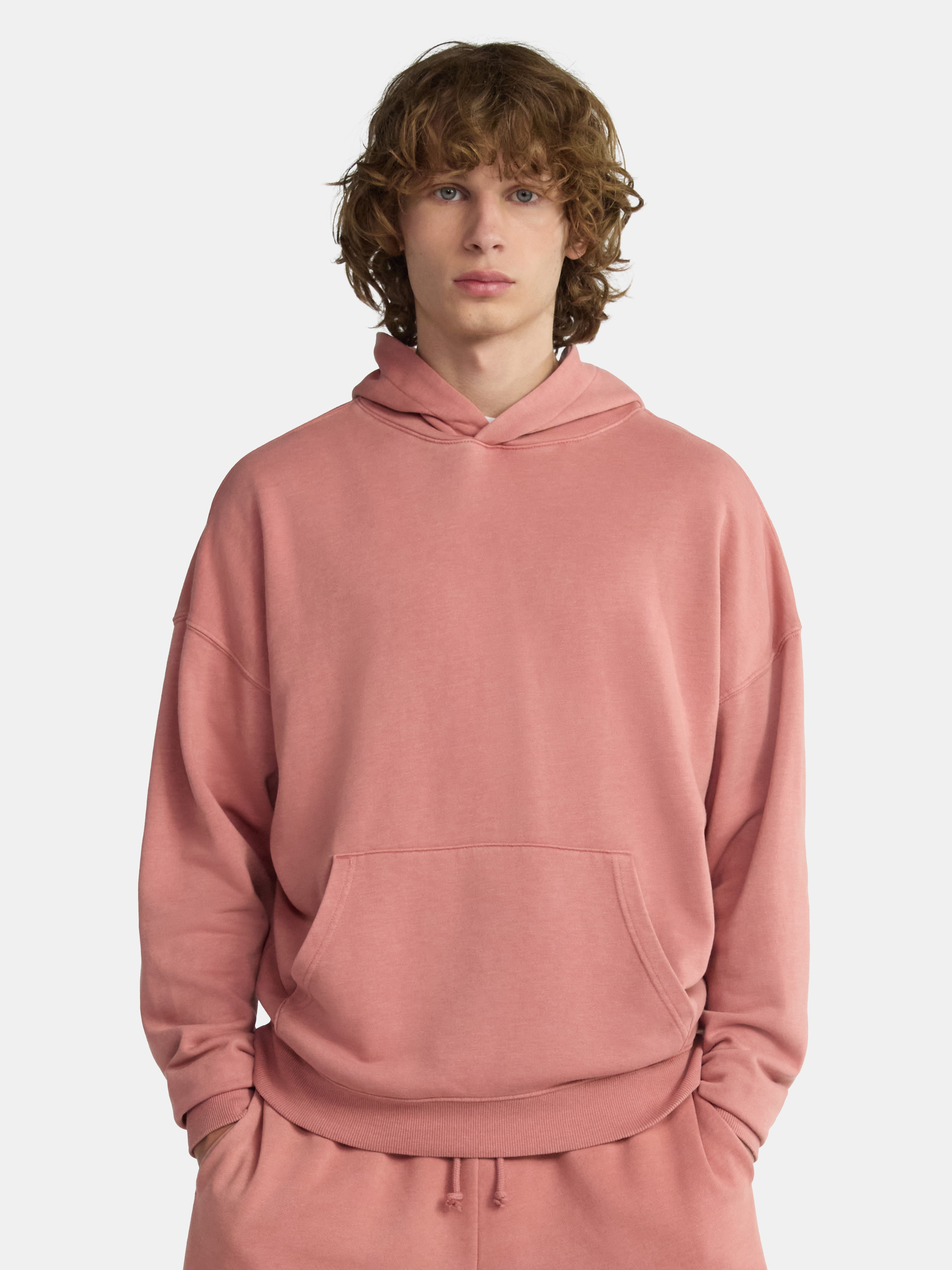 No Boundaries Oversized Hoodie with Long Sleeves, Men's & Big Men's