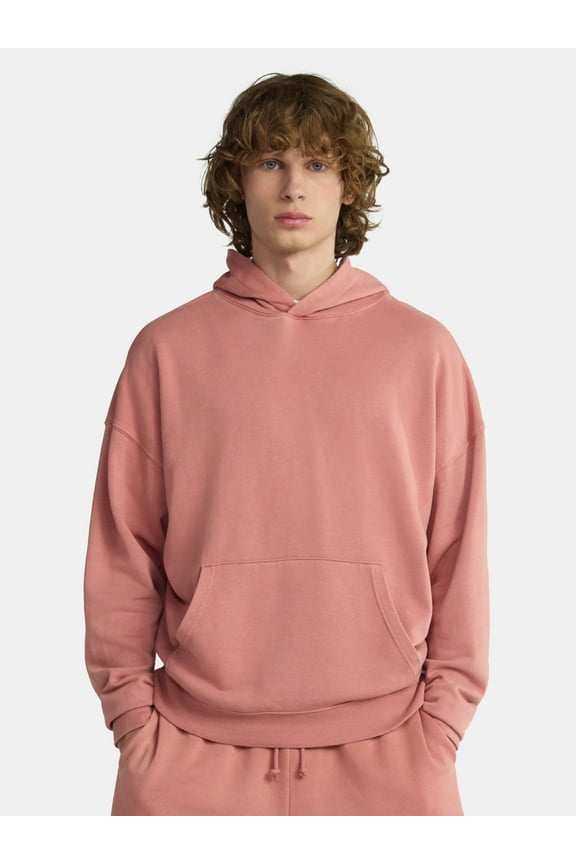 Oversized Hoodie with Long Sleeves, Men's & Big Men's