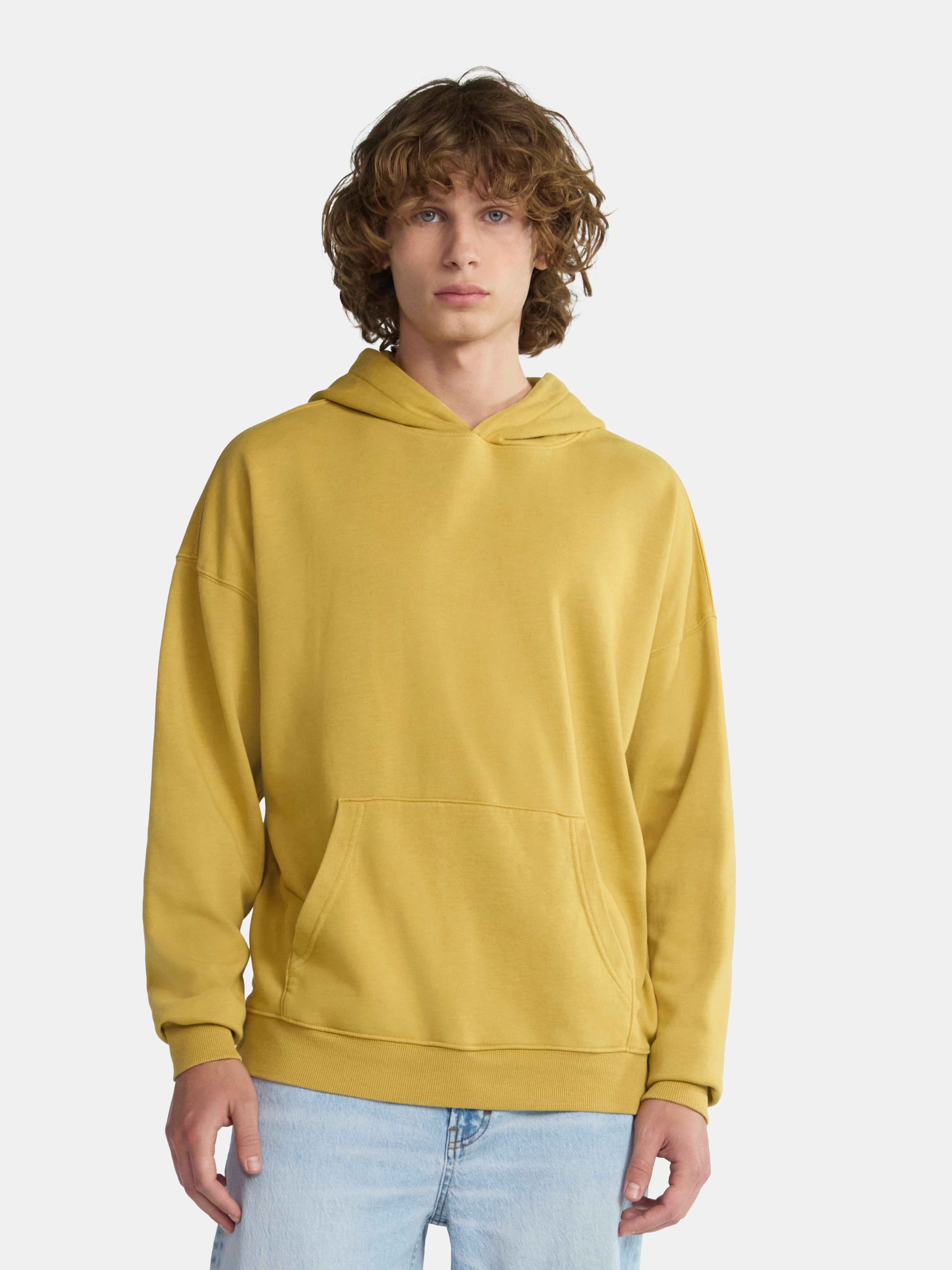 No Boundaries Oversized Hoodie with Long Sleeves, Men's XS-5XL