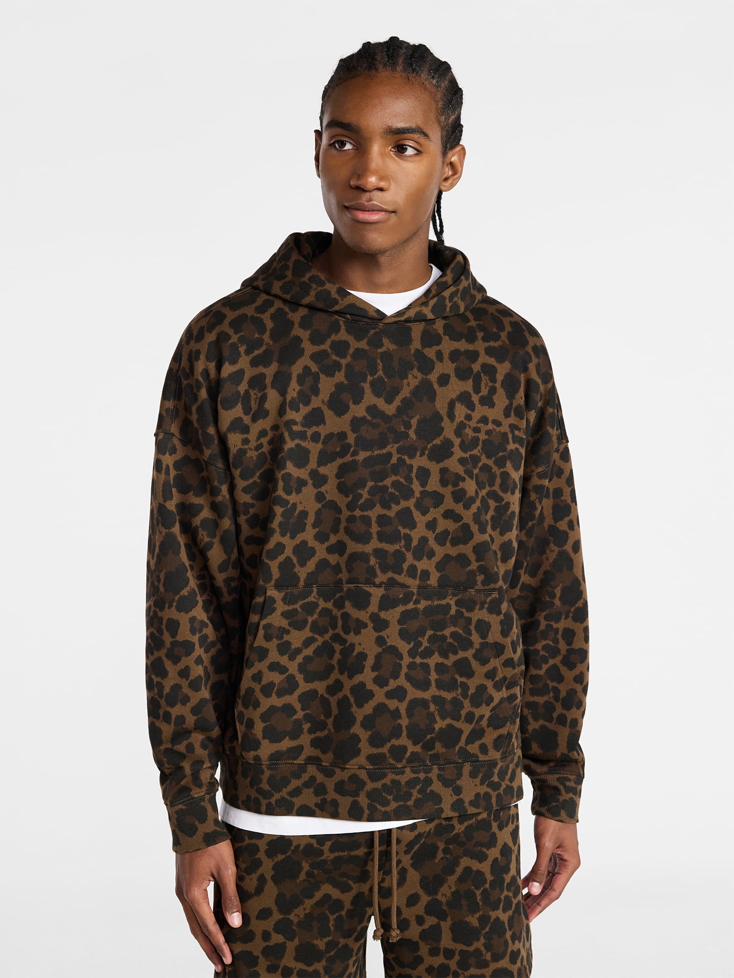 No Boundaries Oversized Hoodie with Long Sleeves, Men's XS-4XLT