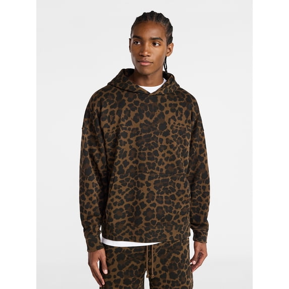 No Boundaries Oversized Hoodie with Long Sleeves, Men's XS-4XLT