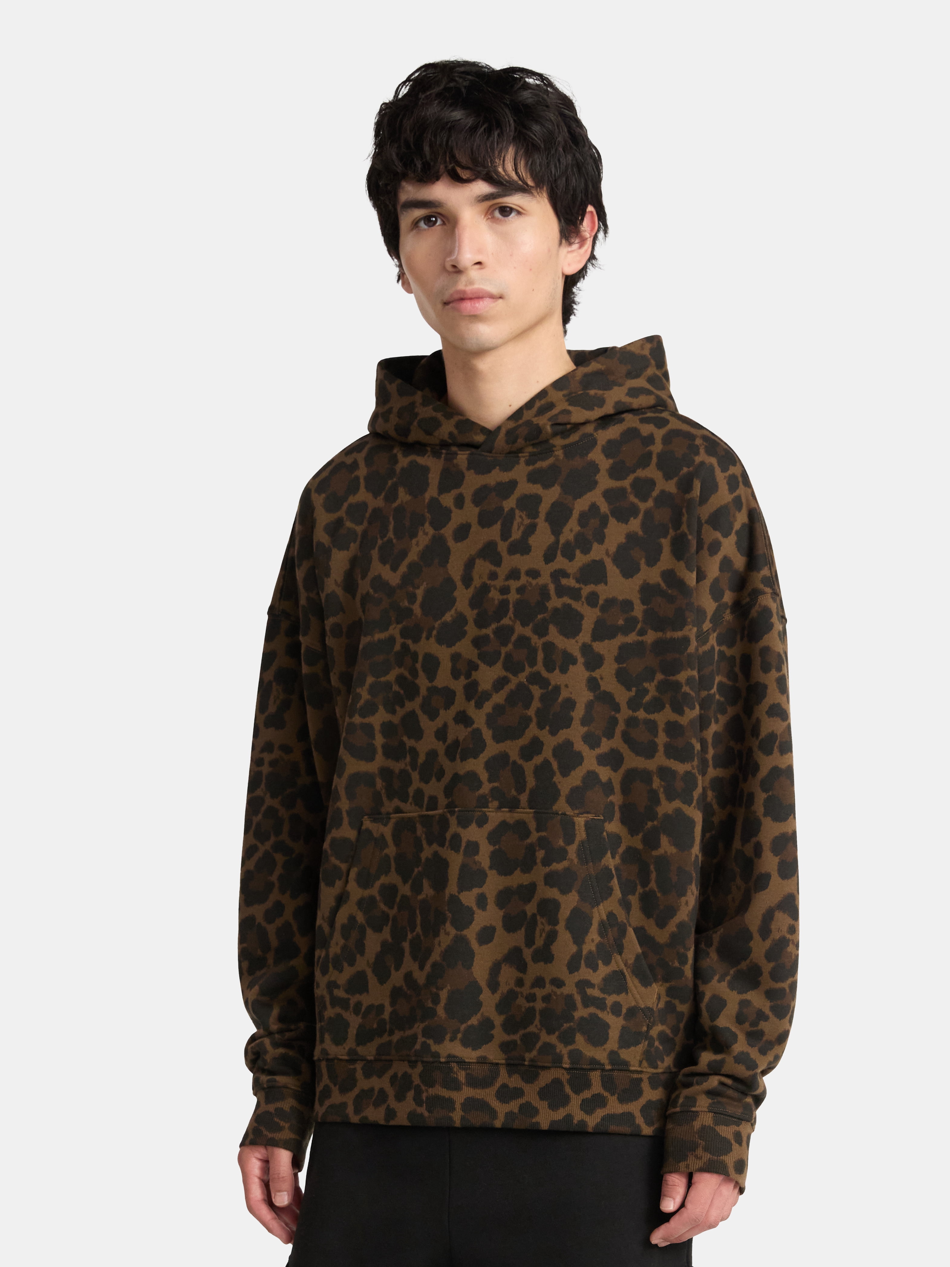 No Boundaries Oversized Hoodie with Long Sleeves, Men's & Big