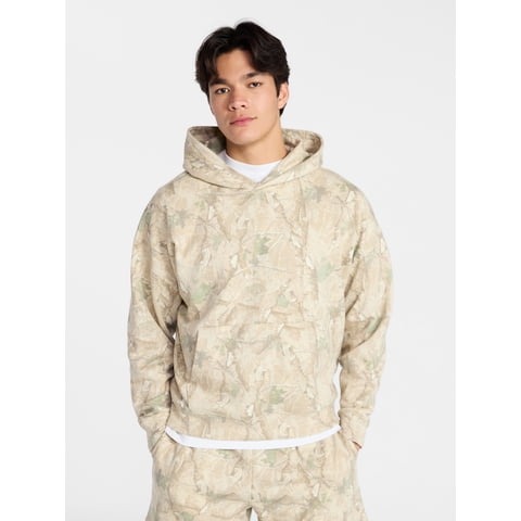 Oversized Hoodie with Long Sleeves, Men's XS-4XLT