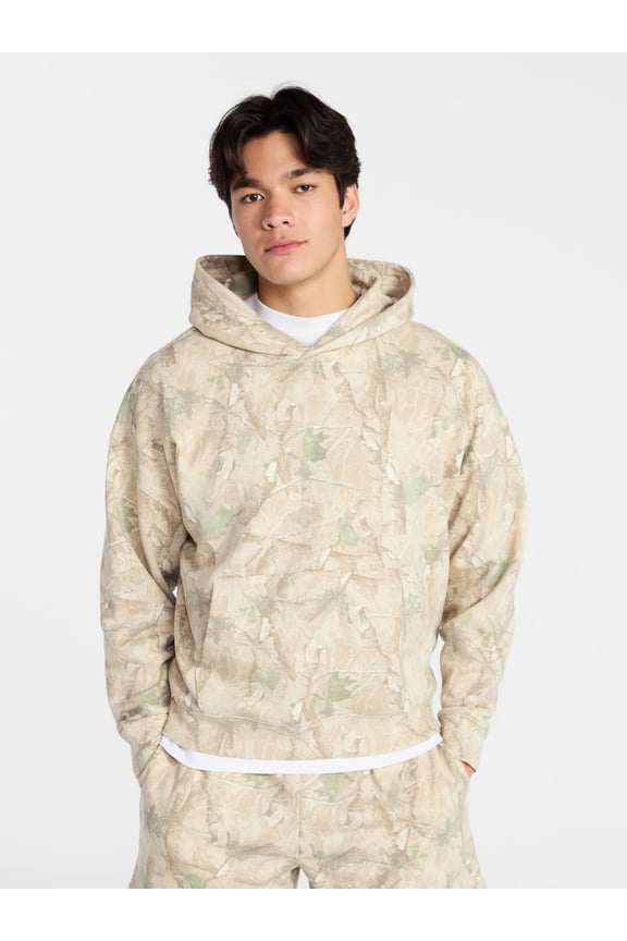 Oversized Hoodie with Long Sleeves, Men's XS-4XLT