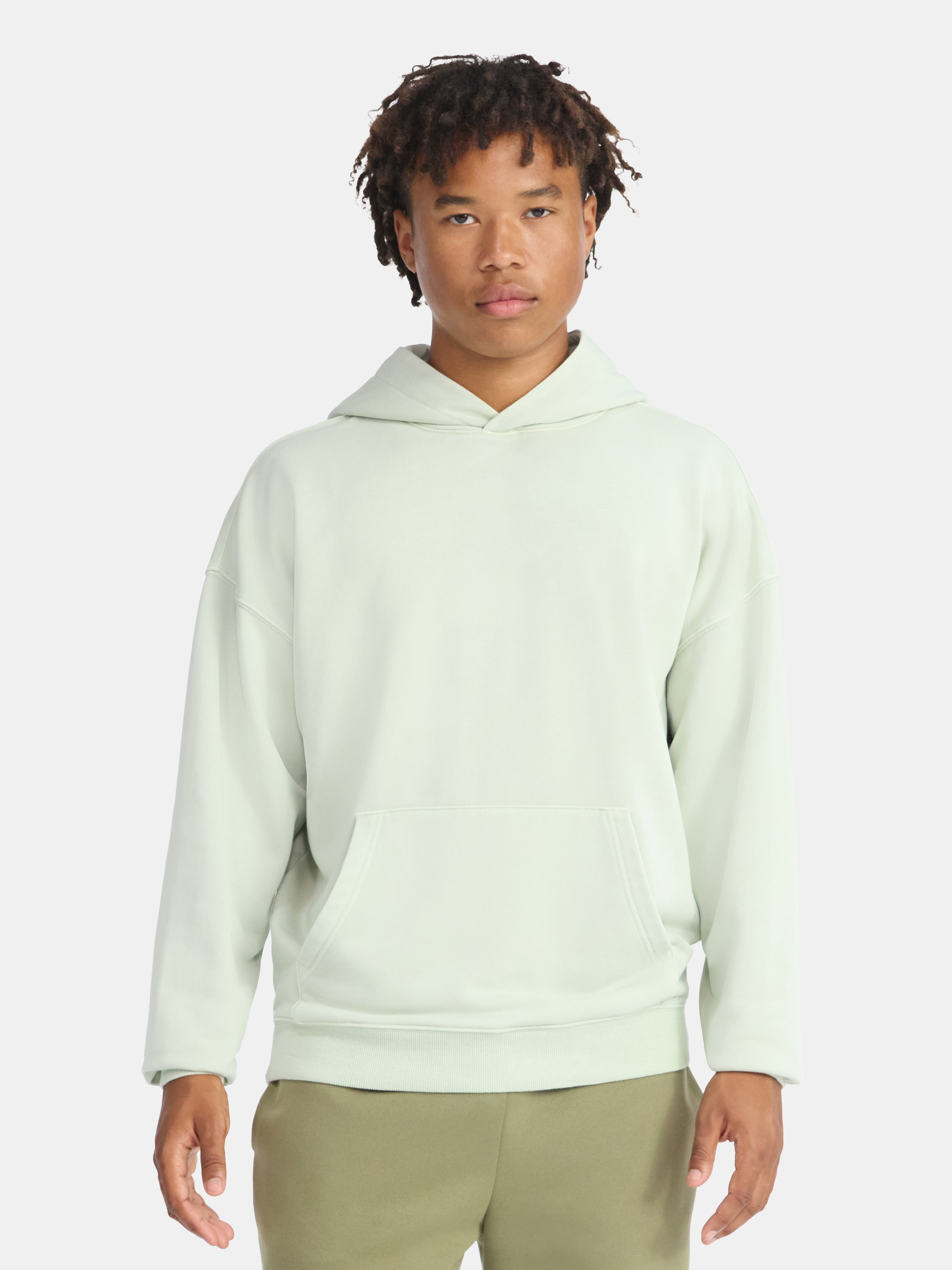 No Boundaries Oversized Hoodie with Long Sleeves, Men's & Big