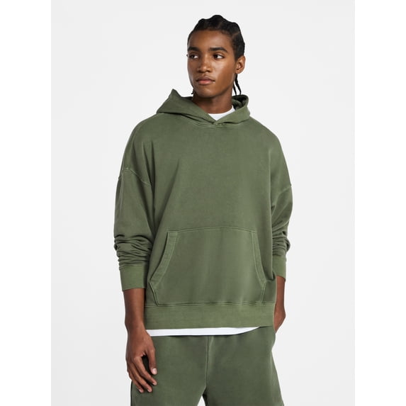 No Boundaries Oversized Hoodie with Long Sleeves, Men's XS-5XL