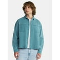 thumbnail image 1 of No Boundaries Twill Shirt with Long Sleeves, Men's and Big Men's, 1 of 2