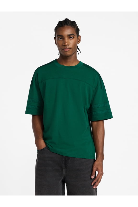 Mesh Football Tee with Short Sleeves, Men's XS-4XLT