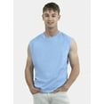 thumbnail image 1 of No Boundaries Men's & Big Men's Oversized Sleeveless Cotton Muscle Tee, Sizes XS-5XL, 1 of 5