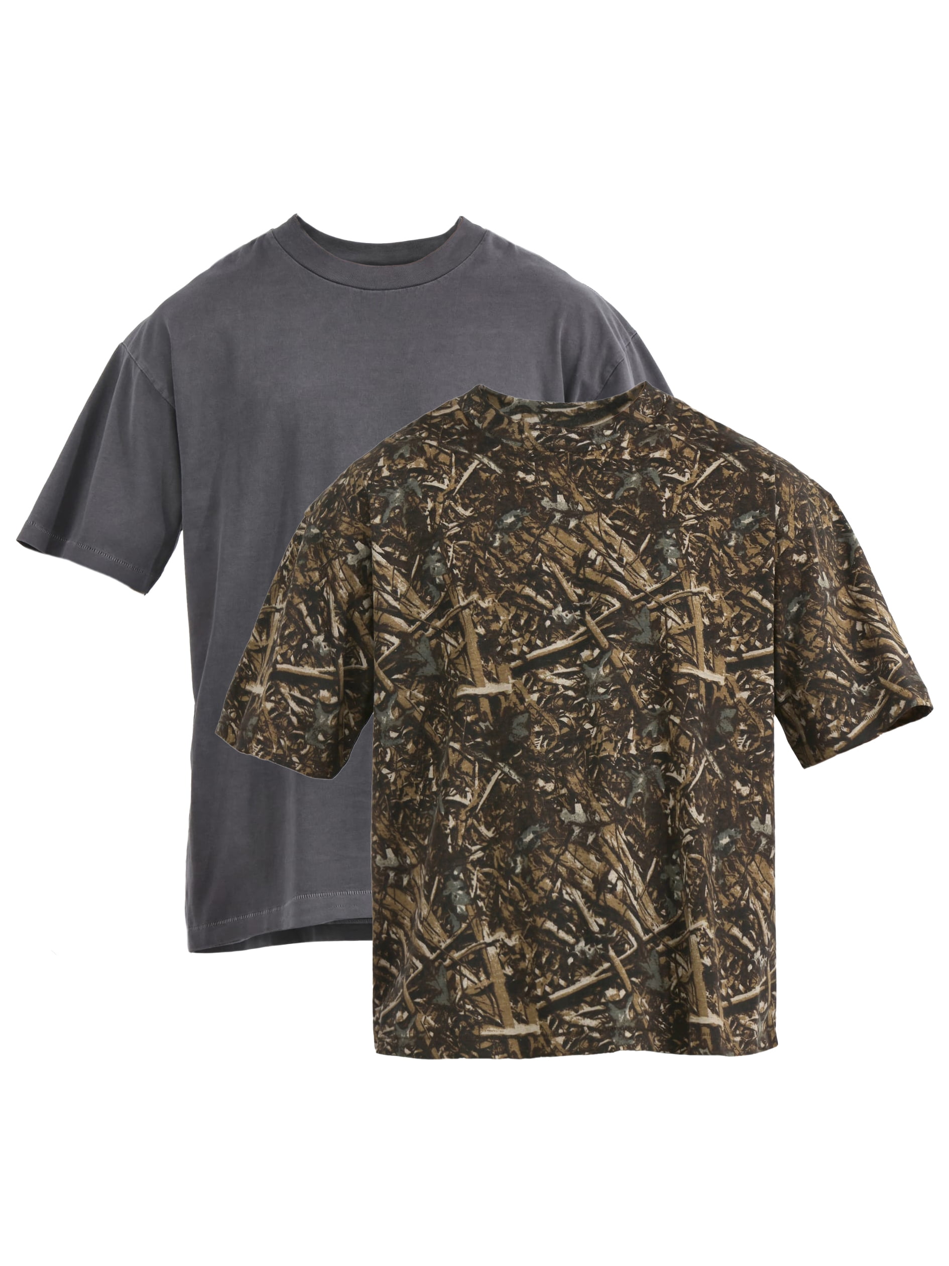 No Boundaries All Gender Cotton Oversize Tee with Short Sleeves, Men's and Big Men's