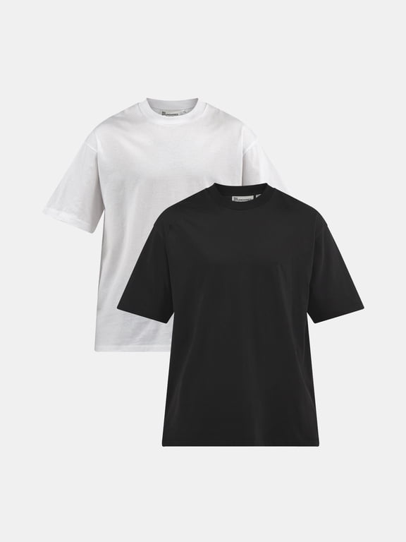 Cotton Oversized Tee Shirt, 2-Pack, Men's Sizes XS-5XL