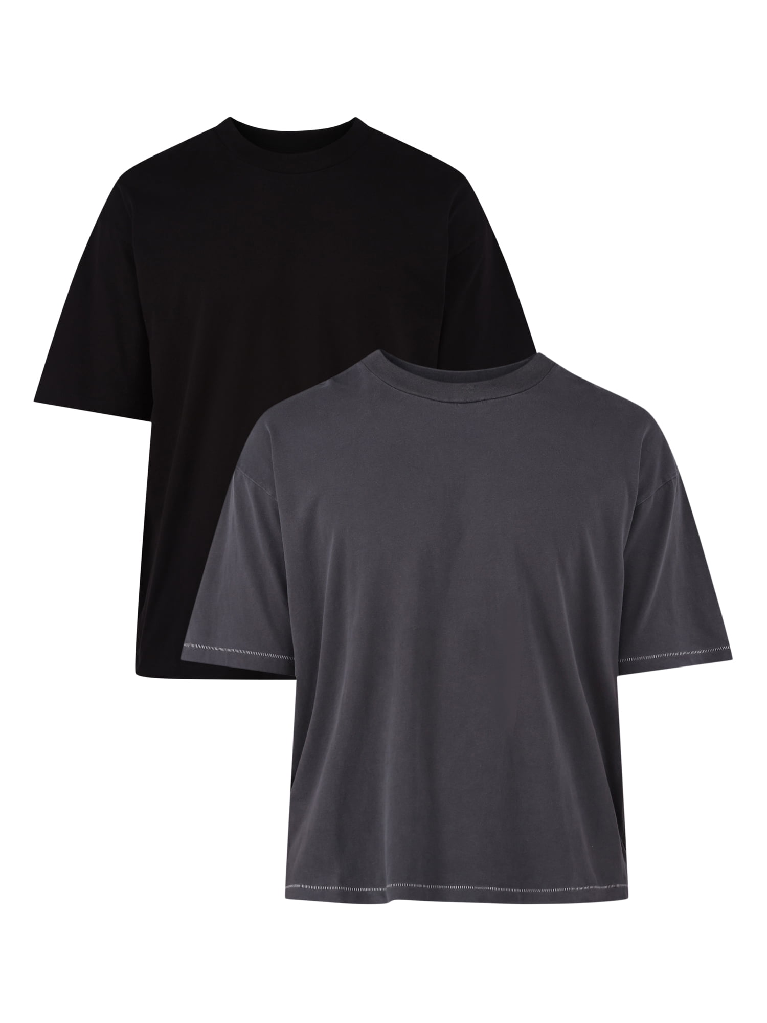 No Boundaries All Gender Cotton Oversize Tee with Short Sleeves, Men's and Big Men's