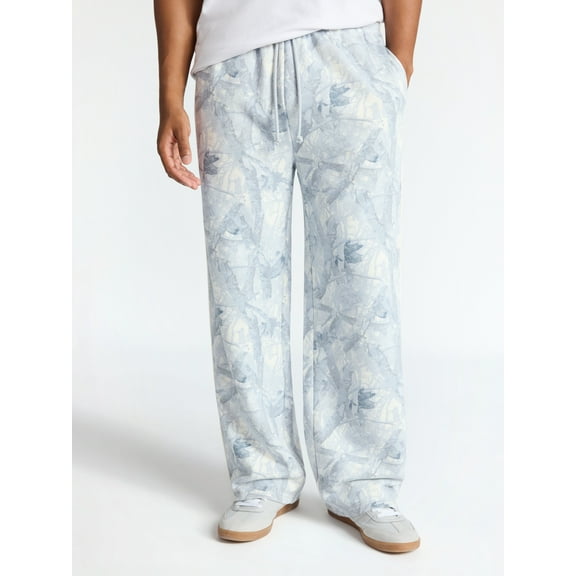 No Boundaries Piped Fleece Jogger Pants, Men's & Big Men's