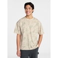 thumbnail image 1 of No Boundaries Men's Oversized Boxy Tee with Short Sleeves, XS-4XLT, 1 of 5