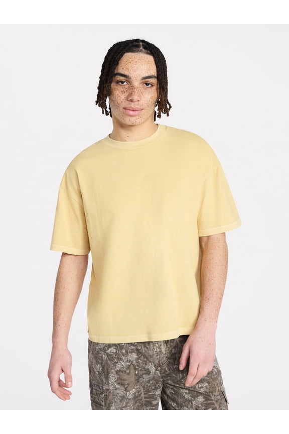 Oversize Tee with Short Sleeves, Men's XS-5XL