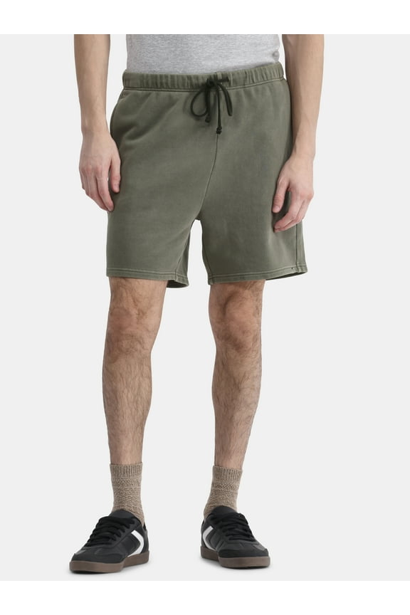 Soft Fleece Jogger Shorts, 6" Inseam, Men's and Big Men's