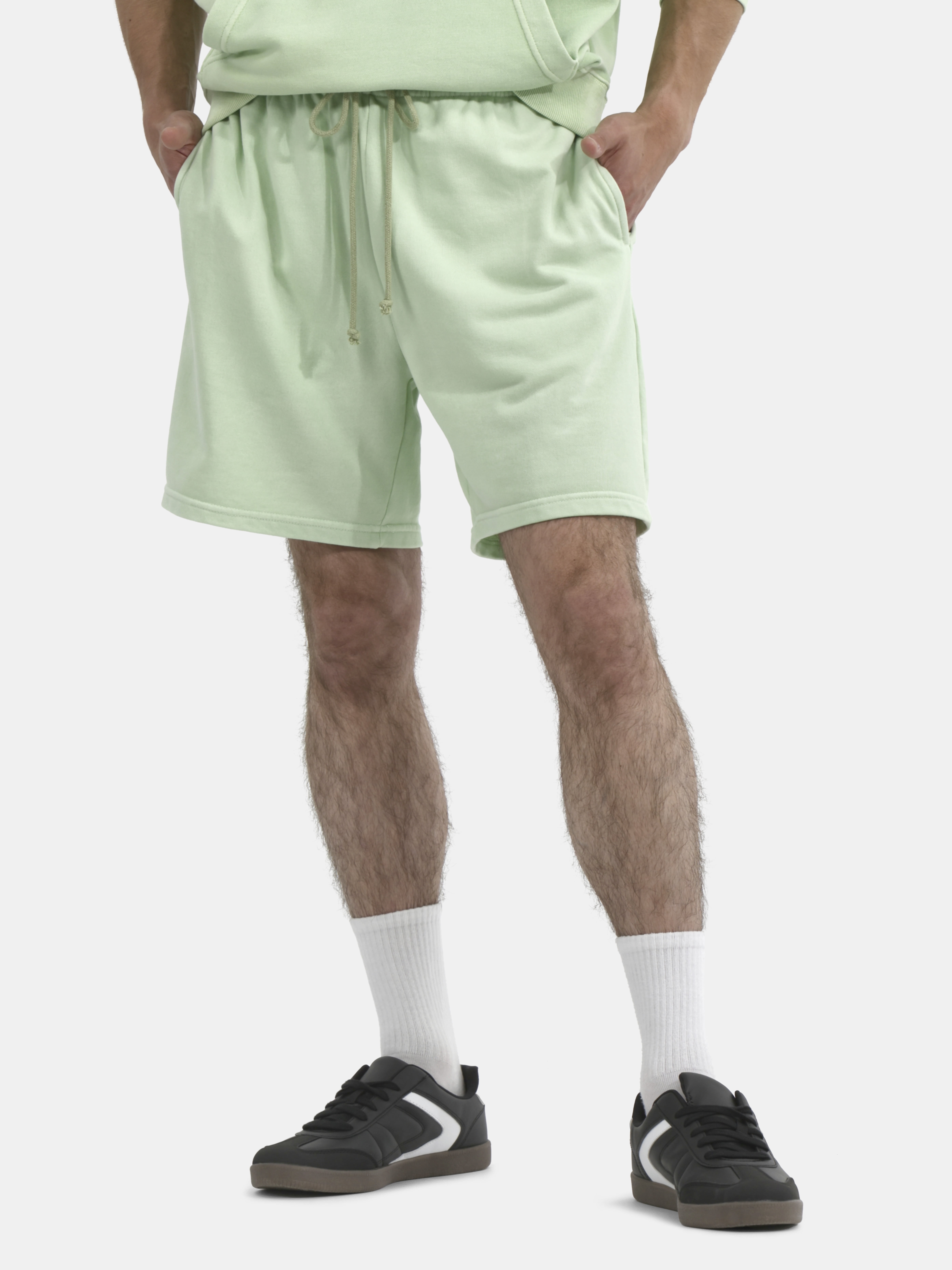 Soft Fleece Jogger Shorts, 6" Inseam, Men's and Big Men's