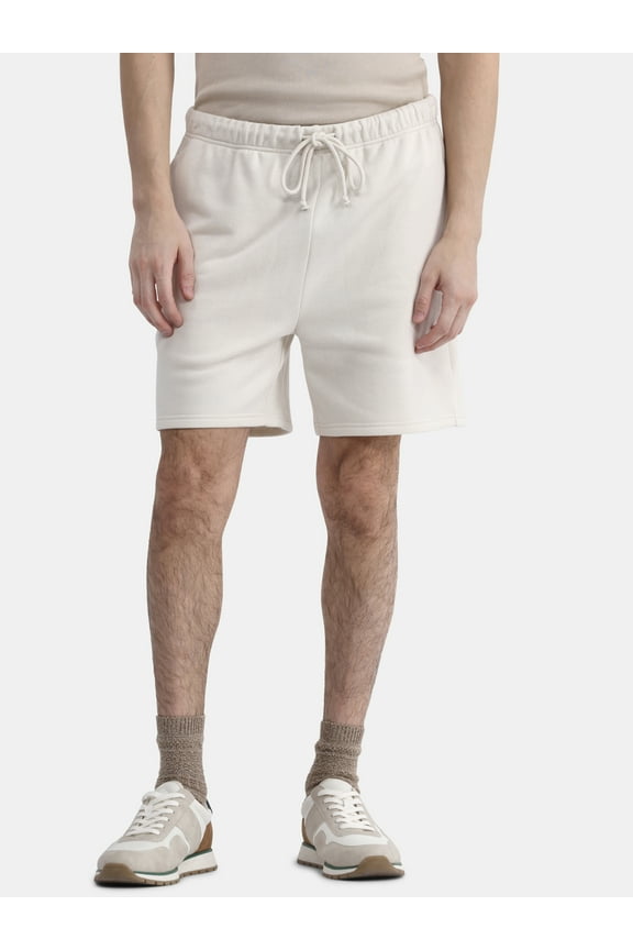 Soft Fleece Jogger Shorts, 6" Inseam, Men's and Big Men's