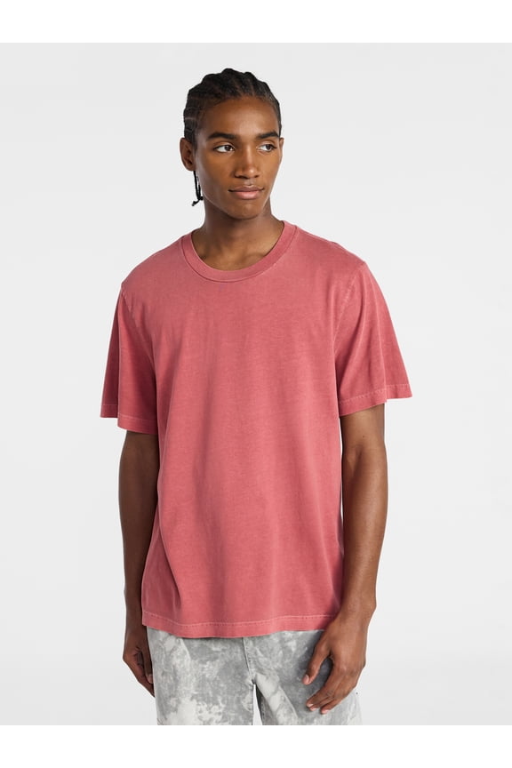 Standard Fit Cotton Tee with Short Sleeves, Men's and Big Men's XS-5XL