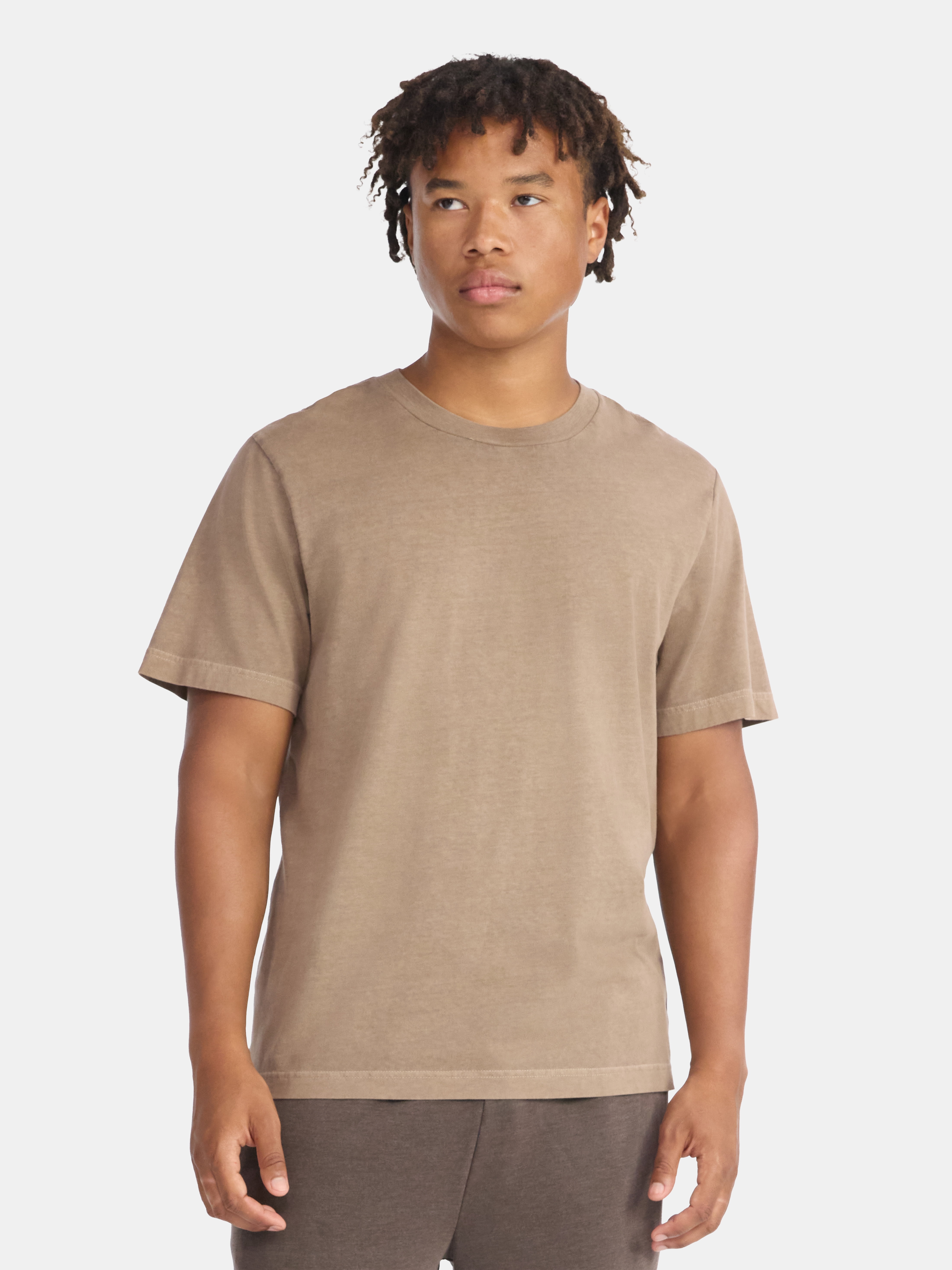 No Boundaries Standard Fit Cotton Tee with Short Sleeves, Men's and Big Men's XS-5XL